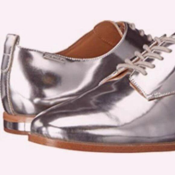 Calvin Klein Camella Oxford Shoe silver size 8 - Picture 6 of 14